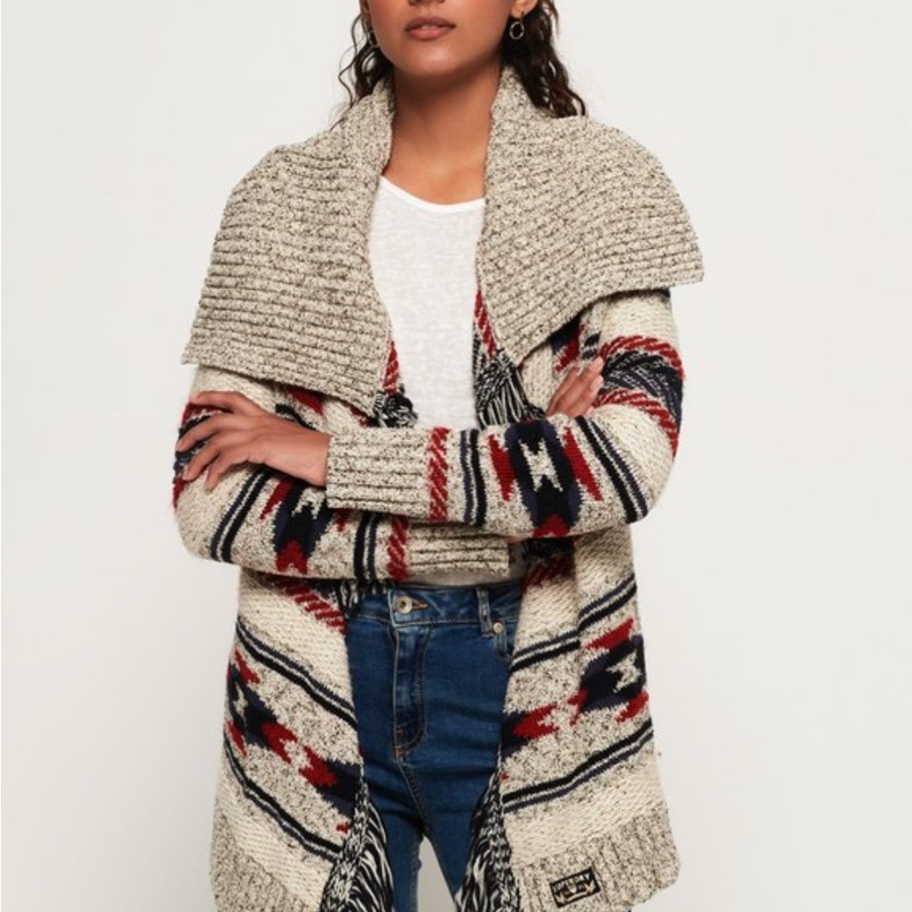 Superdry Multicolor Patterned Cardigan - image 1